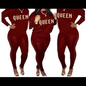 ❣️2 PIECE long sleeved FASHION JOGGERS  CASUAL WEAR multiple colors NWOT On Sale